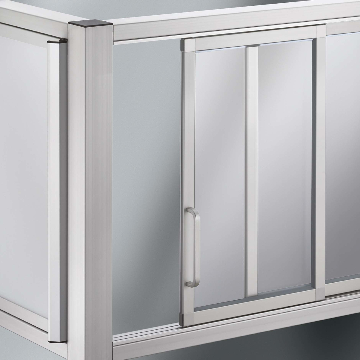 Open 421EN - Sliding-Door with Clamp Profile